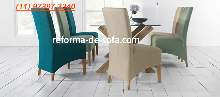 Cadeiras restauradas com estilo e qualidade