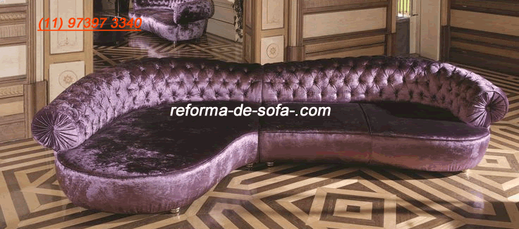 reforma de sofá capitonê no Tremembé