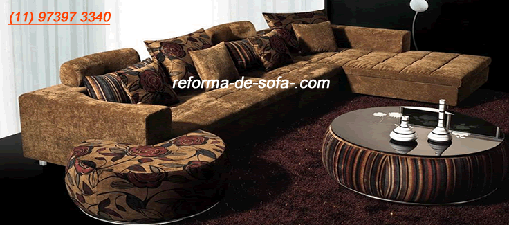 reforma de sofá em Santos