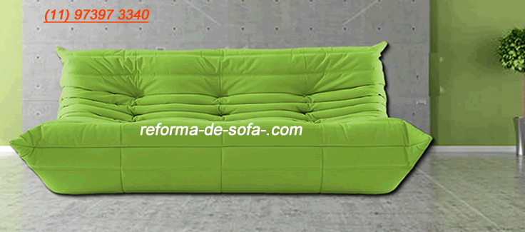 reforma de sofá Togo em Pinheiros