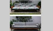 sofa antes e depois