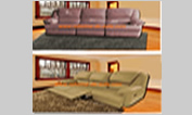 sofa antes e depois