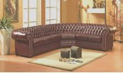sofá chesterfield de canto