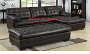 conjunto de sofa-de-couro