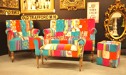 conjunto de sofa-patchwork